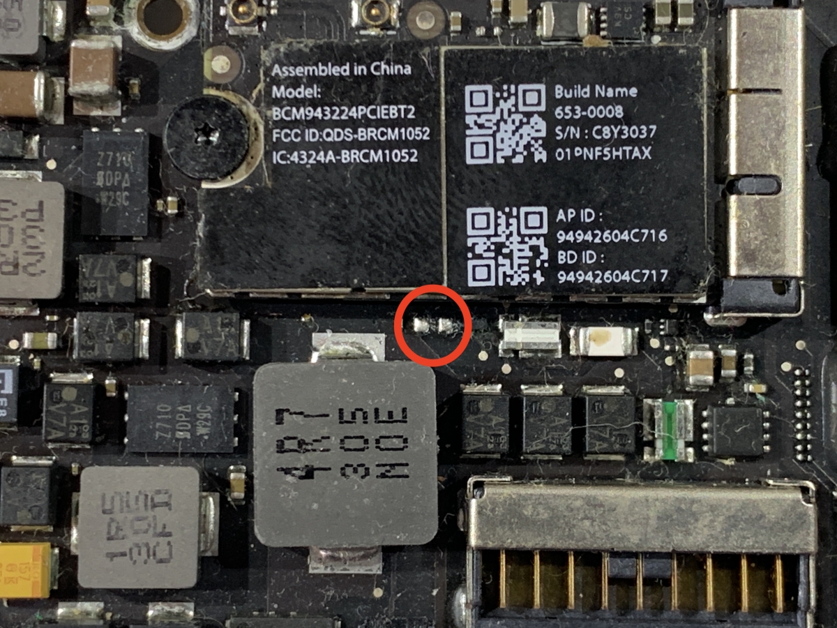 MacBook Air 11", A1465, Mid 2012, MD223LL/A, MD845LL/A, Board#820-3208-A image #2