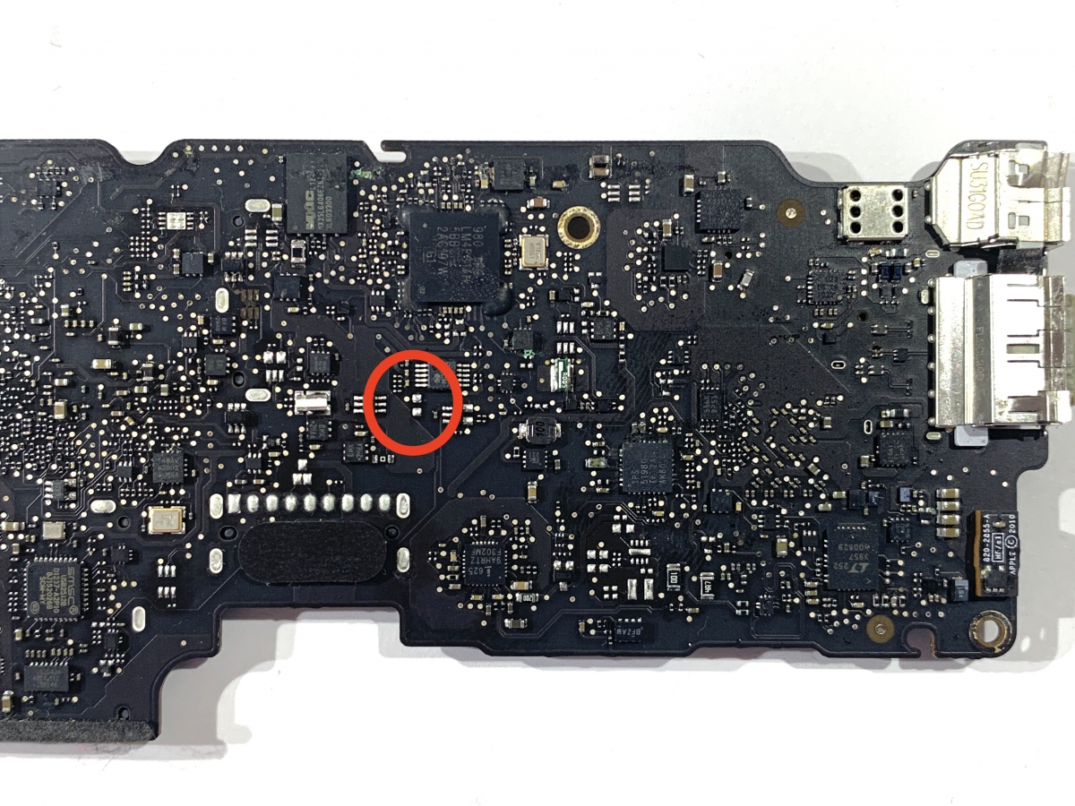 MacBook Air 11", A1465, Mid 2012, MD223LL/A, MD845LL/A, Board#820-3208-A image #4