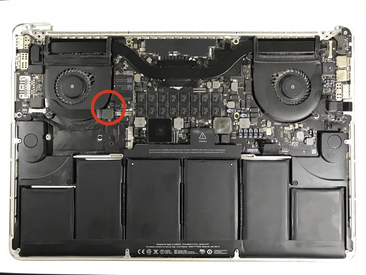 MacBook Pro 15" Retina, A1398, Early 2013, ME664LL/A, ME665LL/A, ME698LL/A, Board#820-3332-A