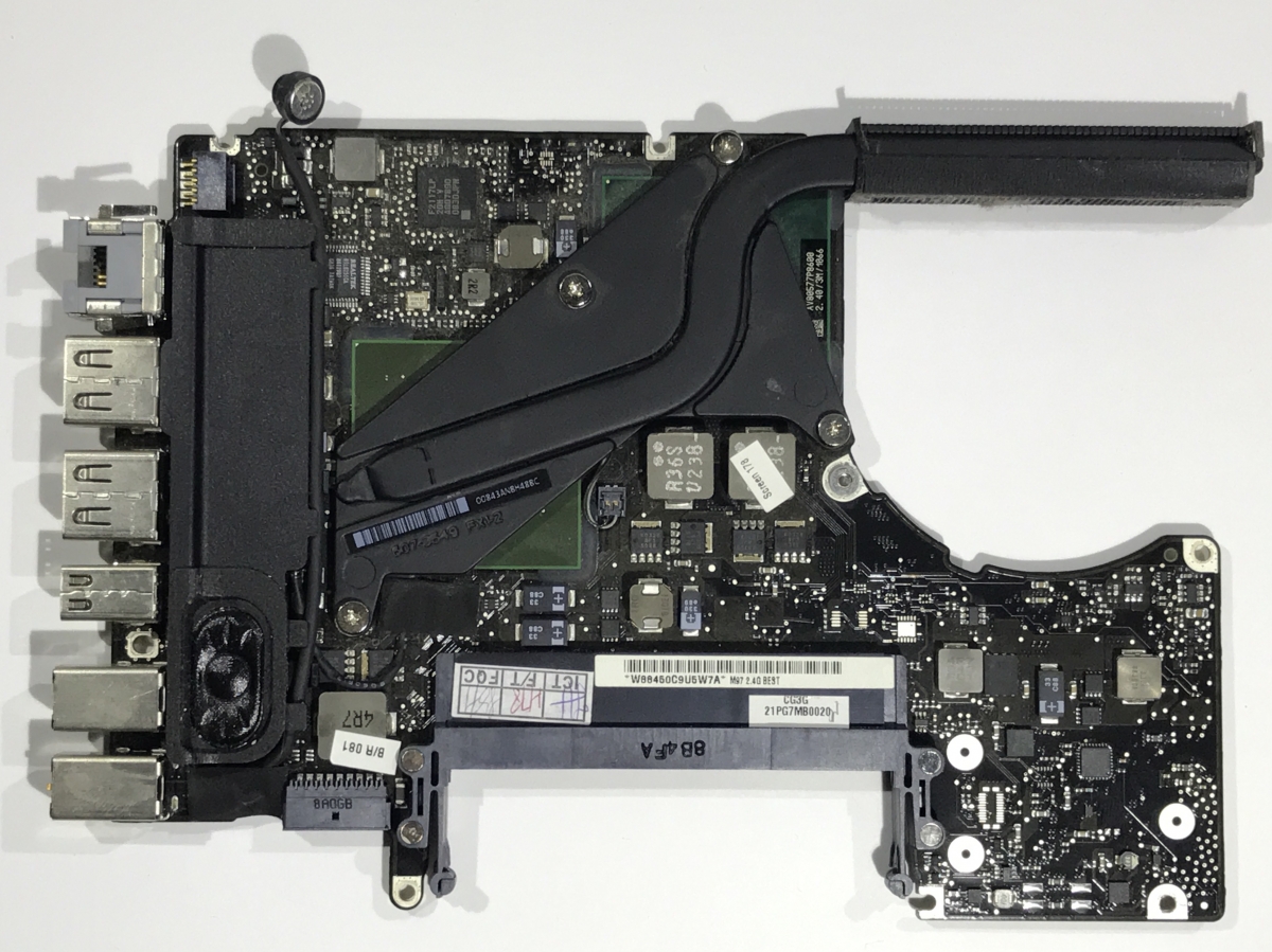 MacBook 13", A1278, Late 2008, MB466-467LL/A, Board#820-2327-A image #2