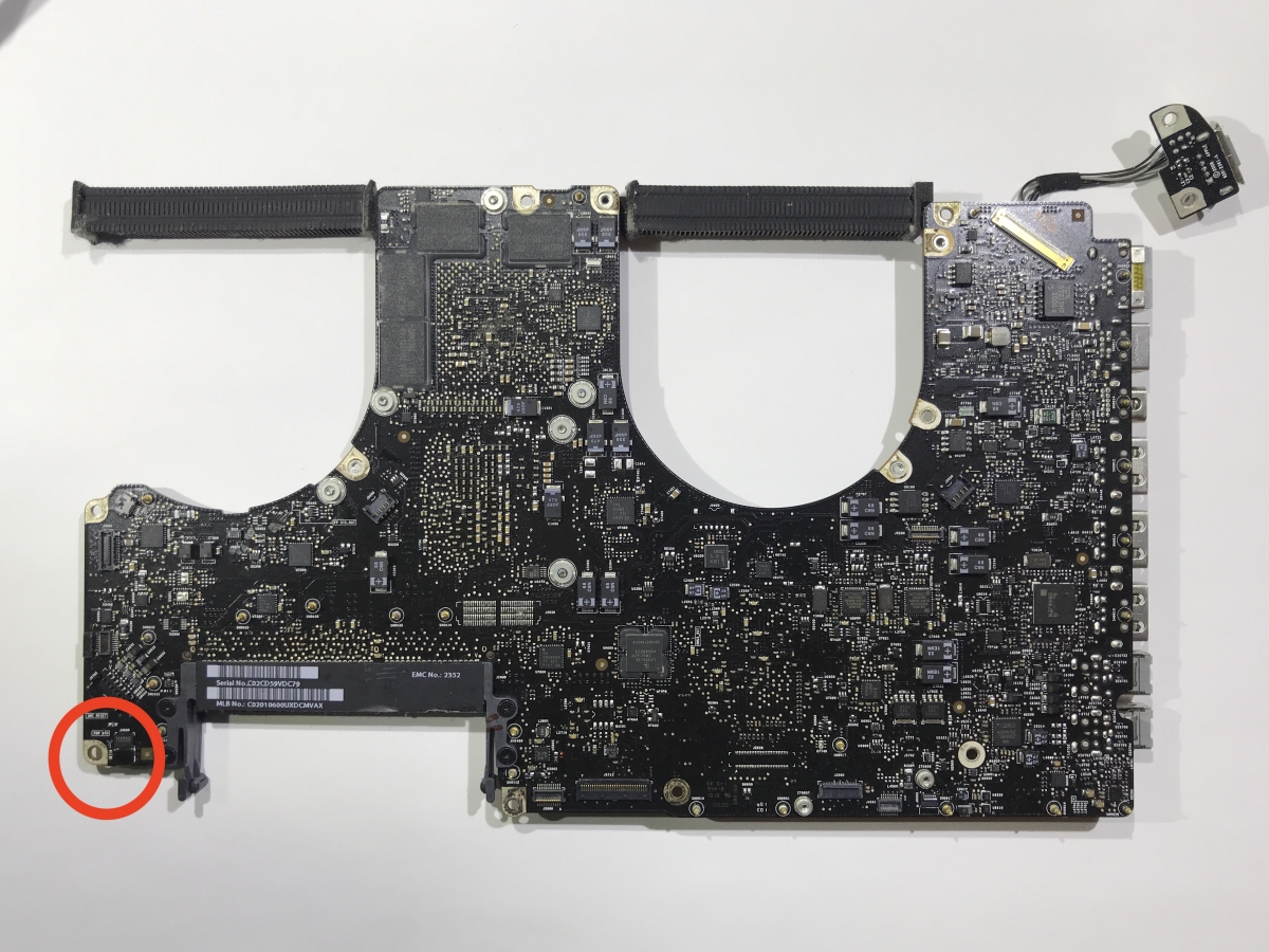 MacBook Pro 17", A1297, Mid 2010, MC024LL/A, Board#820-2849-A