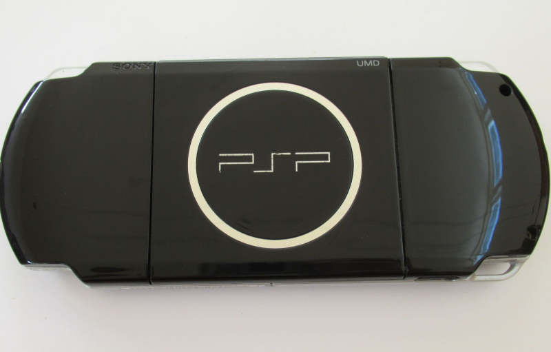 PSP 3000 Piano Black with Custom Firmware ARK-4, 64GB, USB Charge and Data Cable, Region Fre image #2