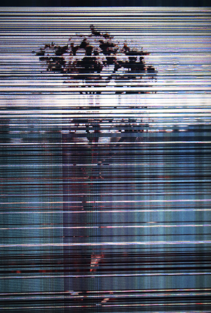 21.6" x 28.8" Glass Glitch Art Print image #2